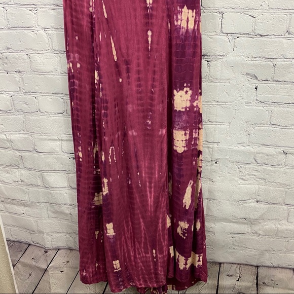Red Threads Prairie Maxi Tie Died Dress Size S - Picture 6 of 8